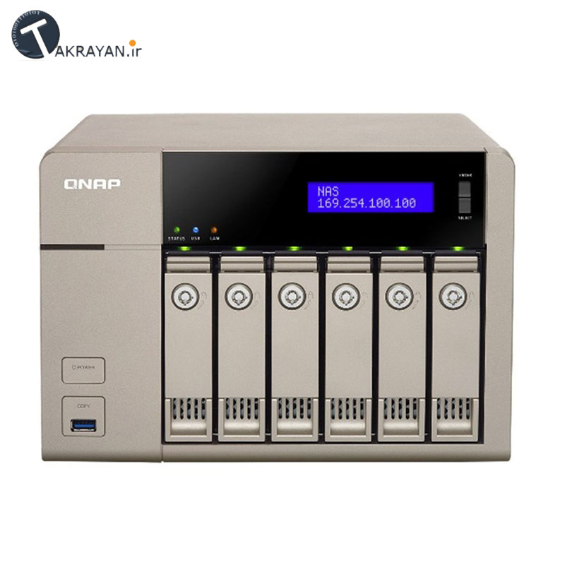 QNAP TVS-663-8G NAS - Diskless 1